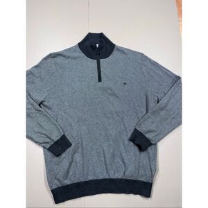 Pedro Del Hierro Cashmere/Silk Blend Zip Neck Sweater Top‎ *note